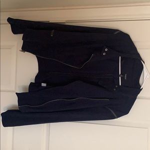 Navy Velvet Jacket